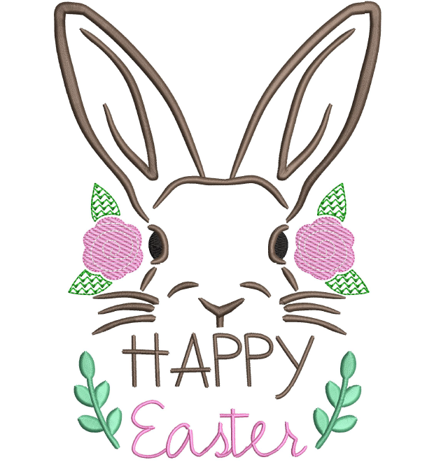 Happy Easter Bunny Sketchy design