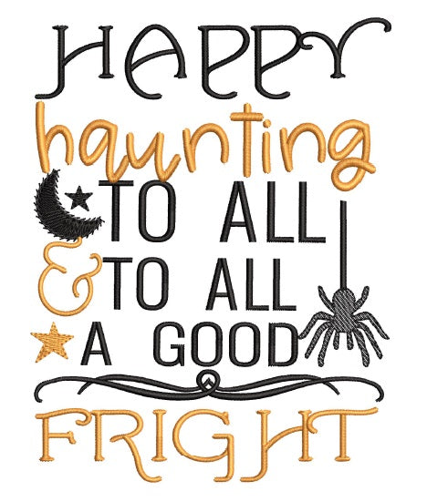Happy Haunting Sketchy Halloween