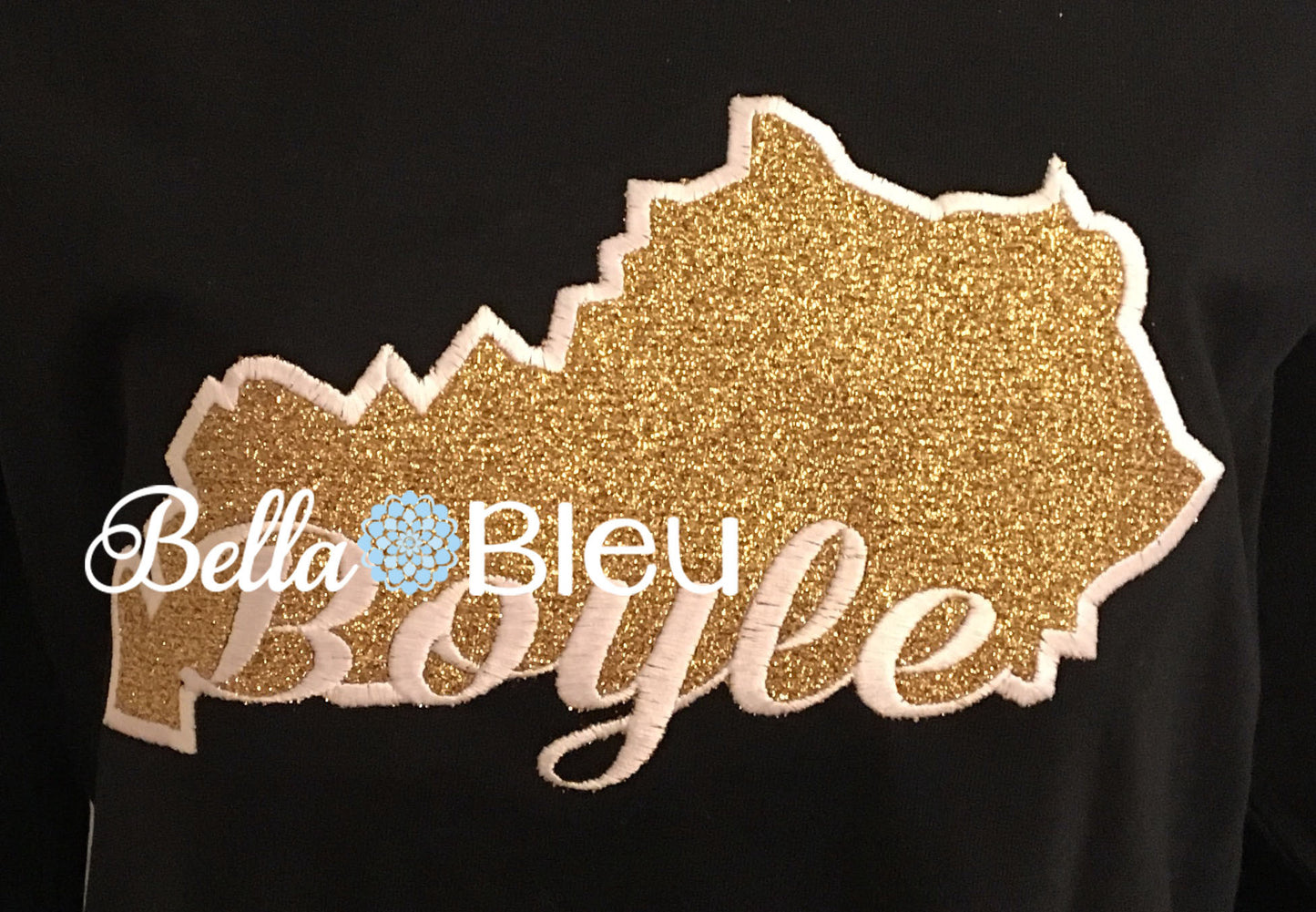 Kentucky State Applique with Boyle Signature