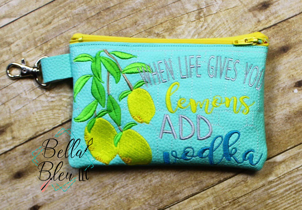 ITH When life gives you lemons Zipper bag wallet