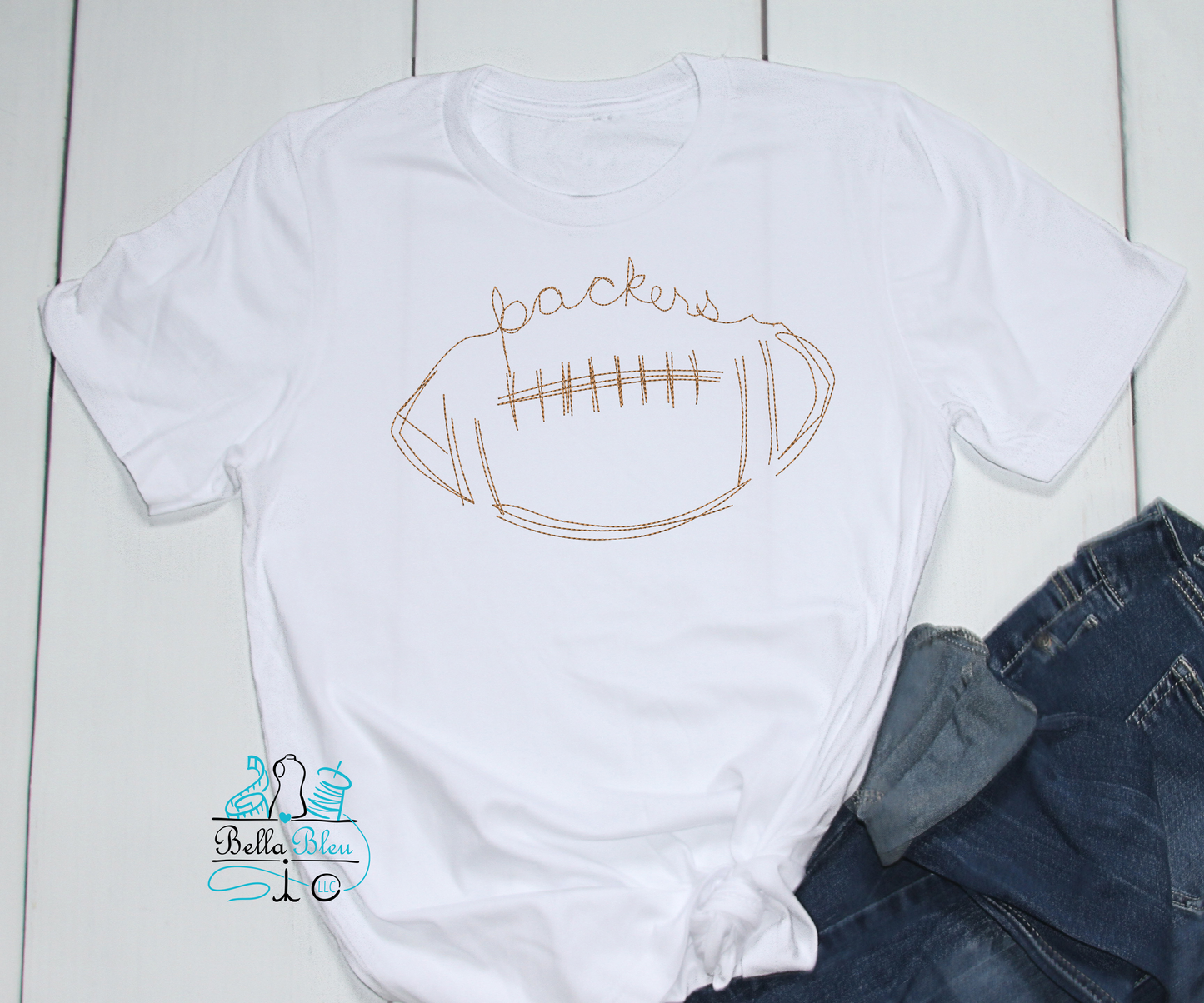 Packers Signature Mascot Football Bean Stitch