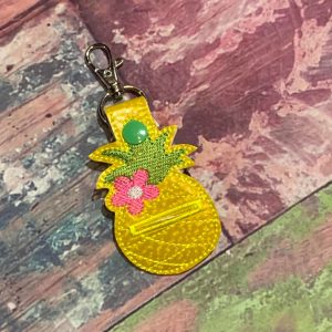Pineapple Quarter Holder ITH Key fob