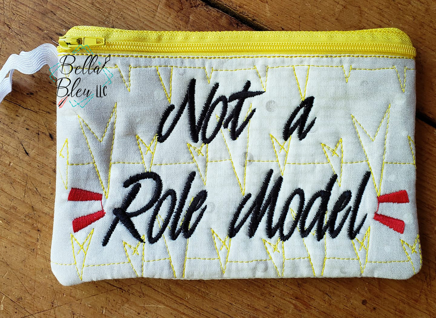 ITH Not a Role Model Zipper bag wallet
