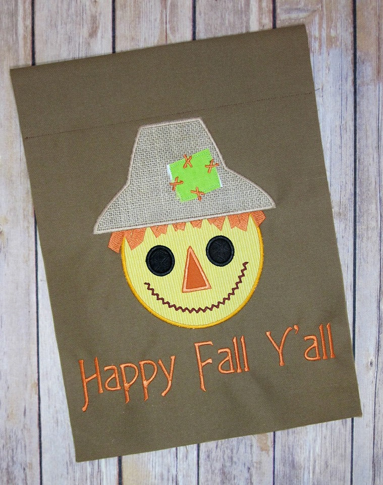 Fall Scarecrow Applique
