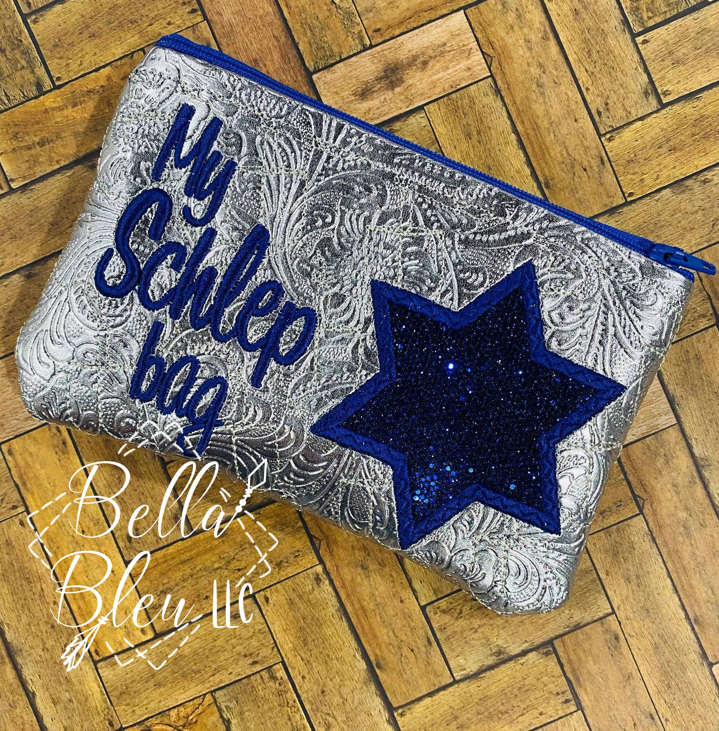 ITH Jewish My Schlep bag Star of David Zipper bag wallet