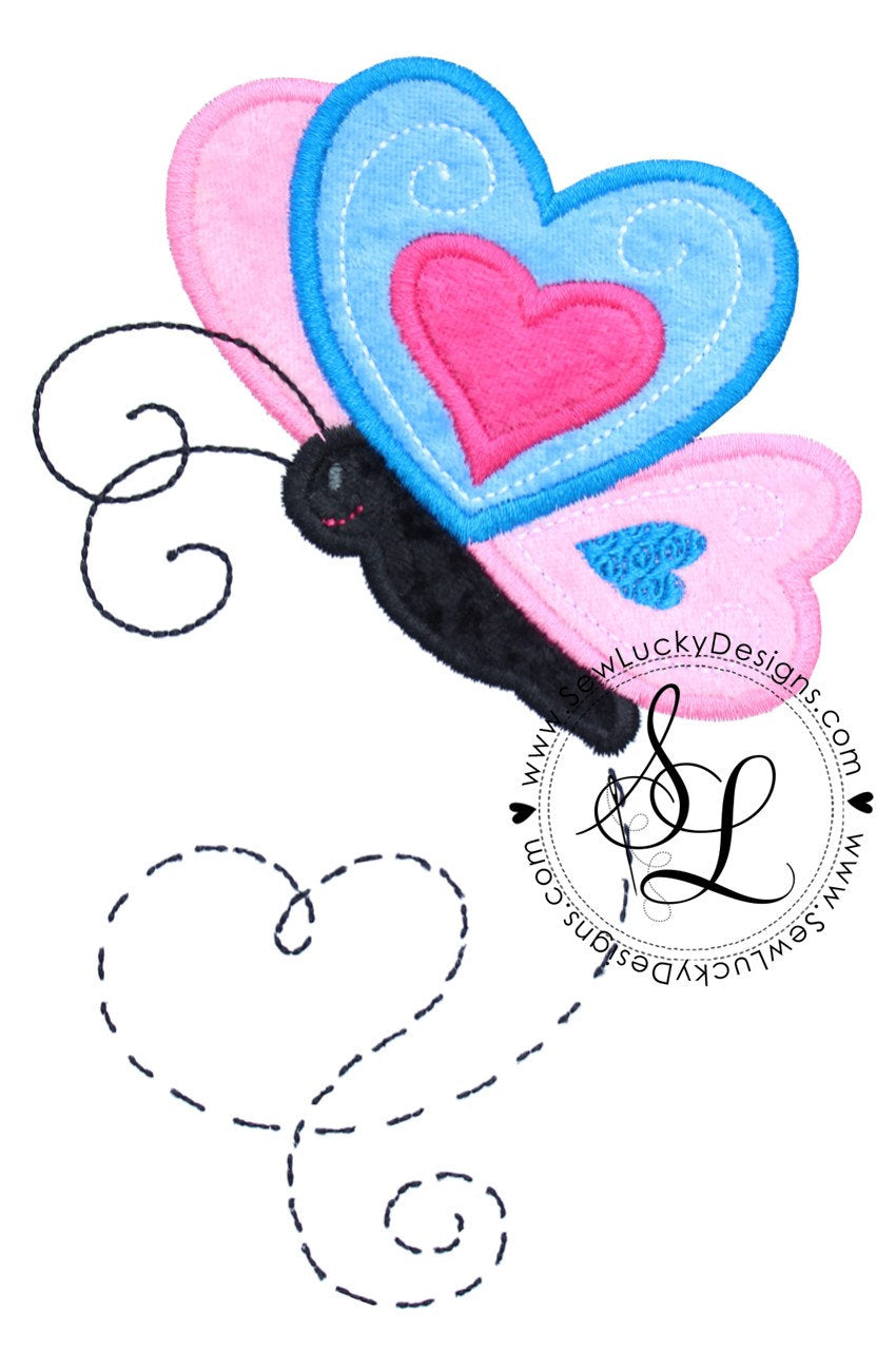 Spring Butterfly Applique