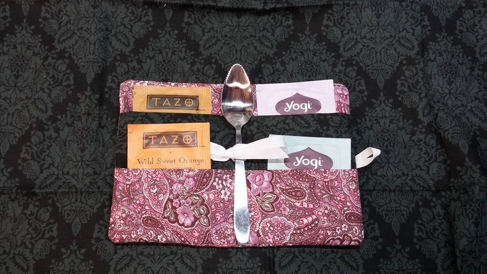 ITH Tea bag caddy holder machine embroidery design