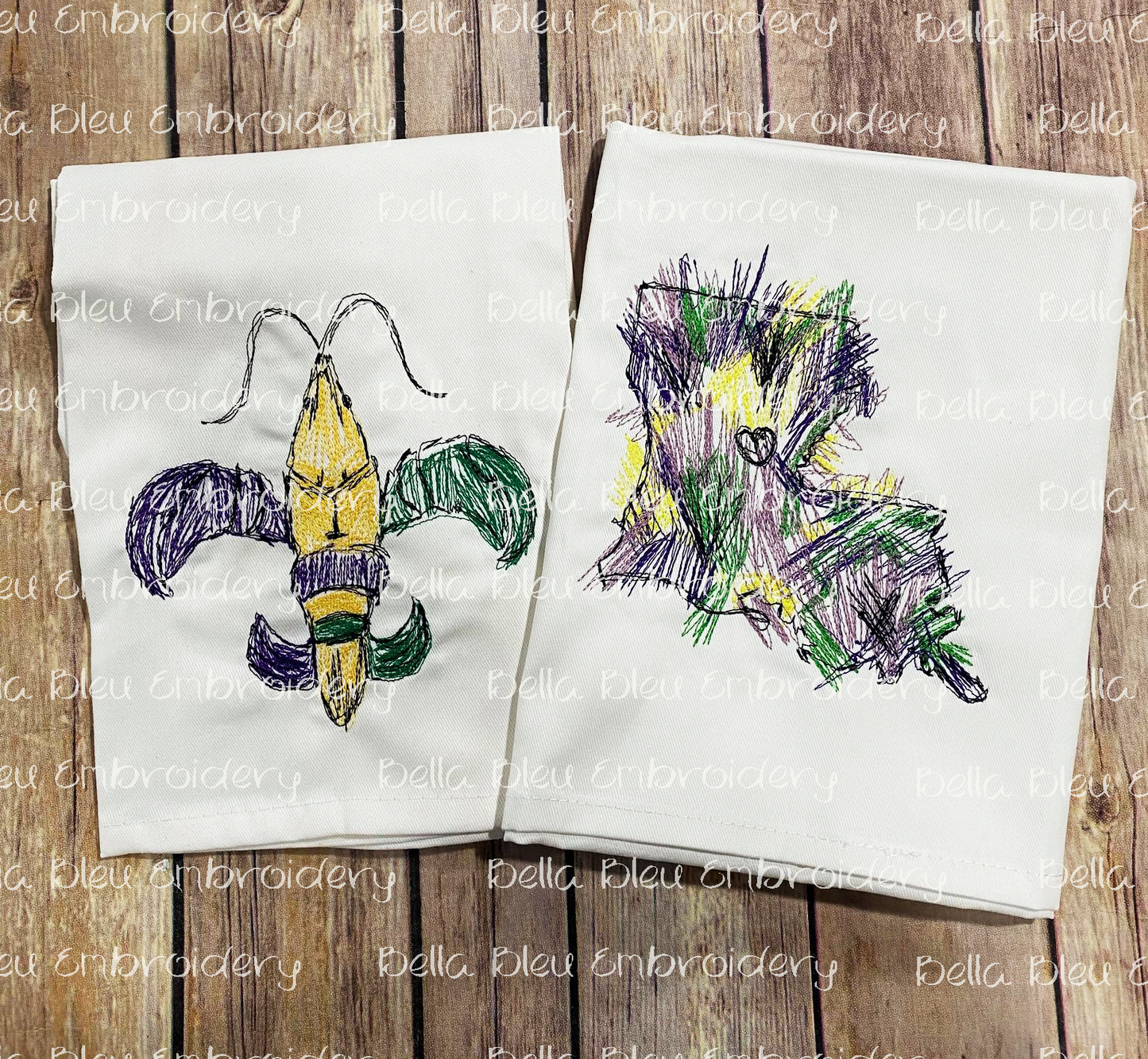 Louisiana State Scribble