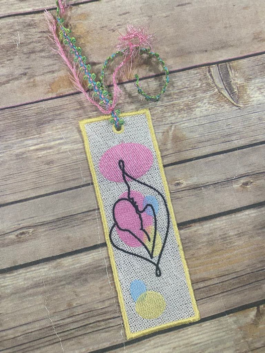 Mom and Baby Line Art FSL Bookmark