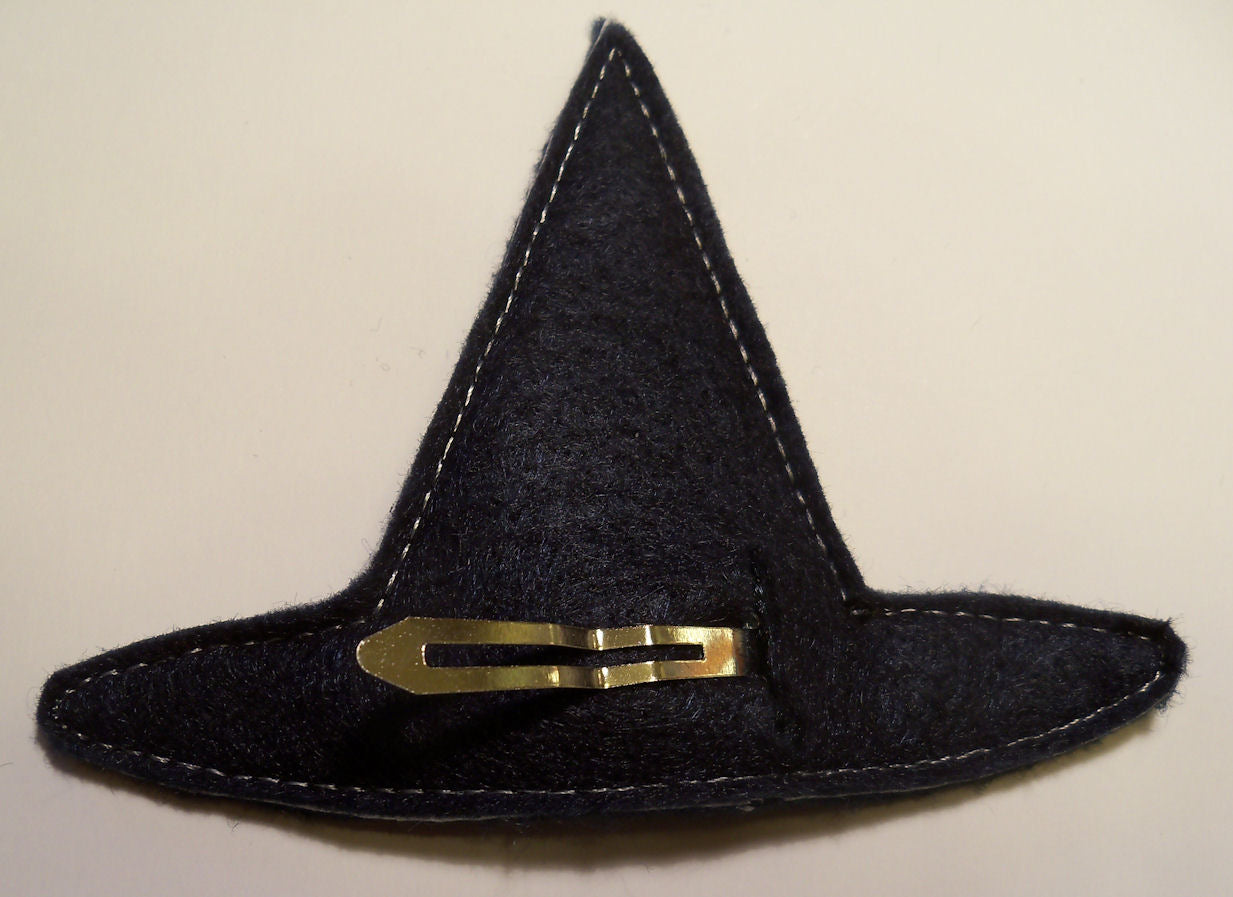 Witch Hat Clippies and Bow Center, In The Hoop Set