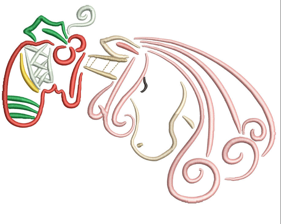 Unicorn at Christmas 10