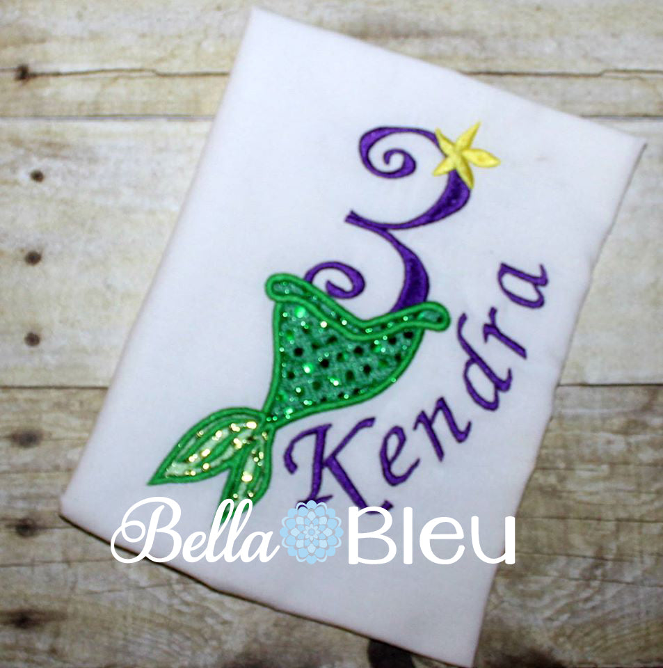 Mermaid Number Font Set