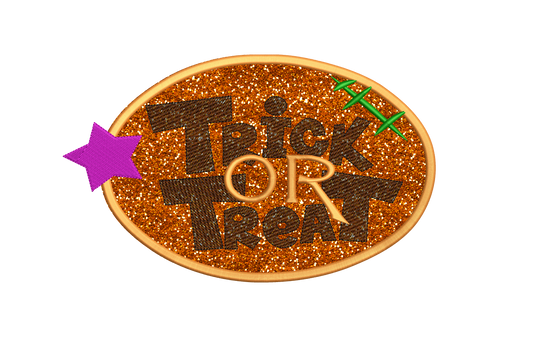 Trick or Treat applique sketchy design