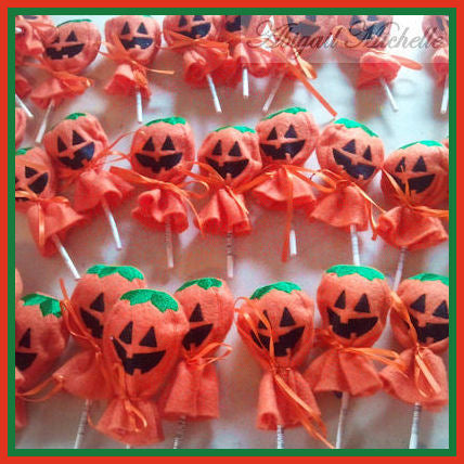 Pumpkin LolliPop, Sucker Covers, In The Hoop