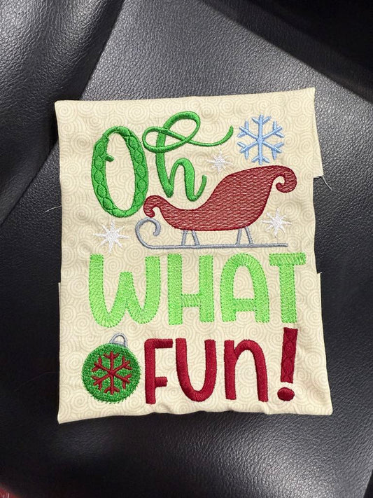 Oh What Fun Sketchy Christmas Song