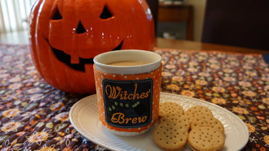 Witches Brew Coffee Cozy, In the Hoop - 6x10