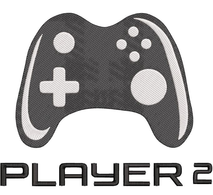 Gamers Player 1 & Player 2 Sketchy design