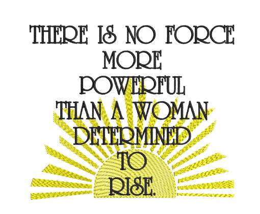 Determined to Rise Positive Saying