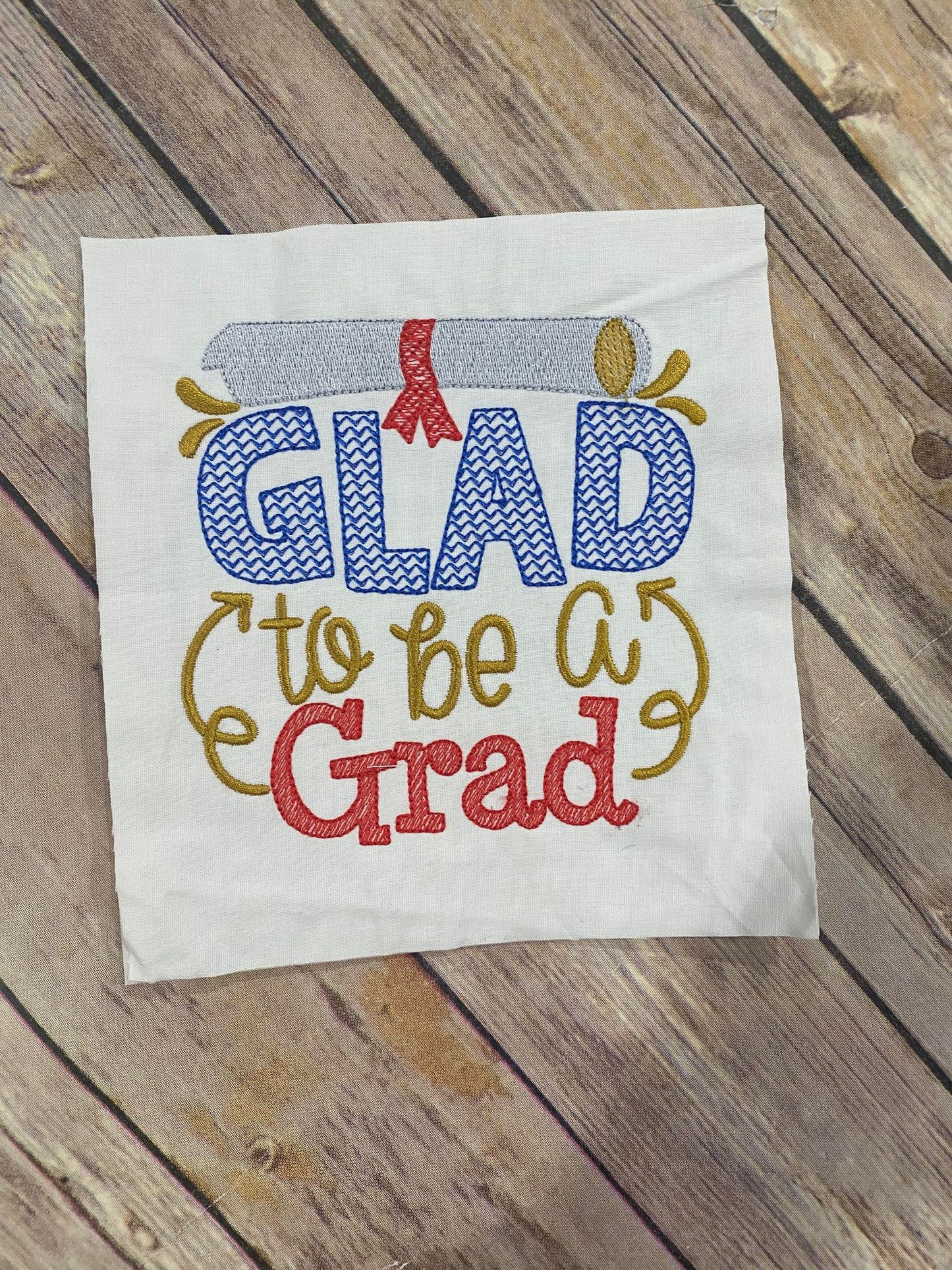 Glad to be a Grad sketchy