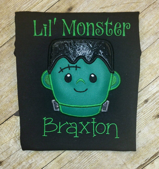 Frankenstein Halloween Applique