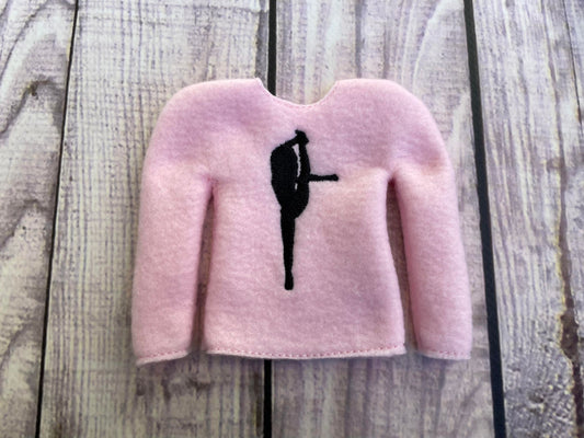Cheer Cheerleading 5 Bow and Arrow  Elf ITH Sweater