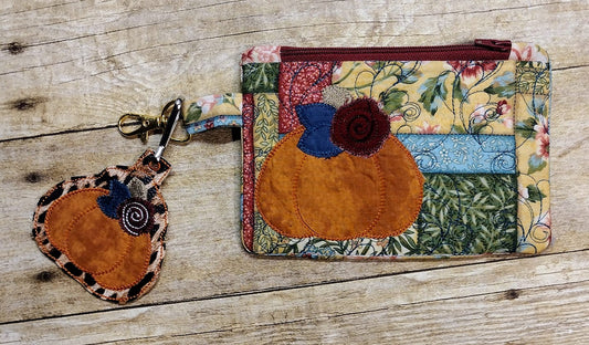 ITH Pumpkin Zip Zipper bag