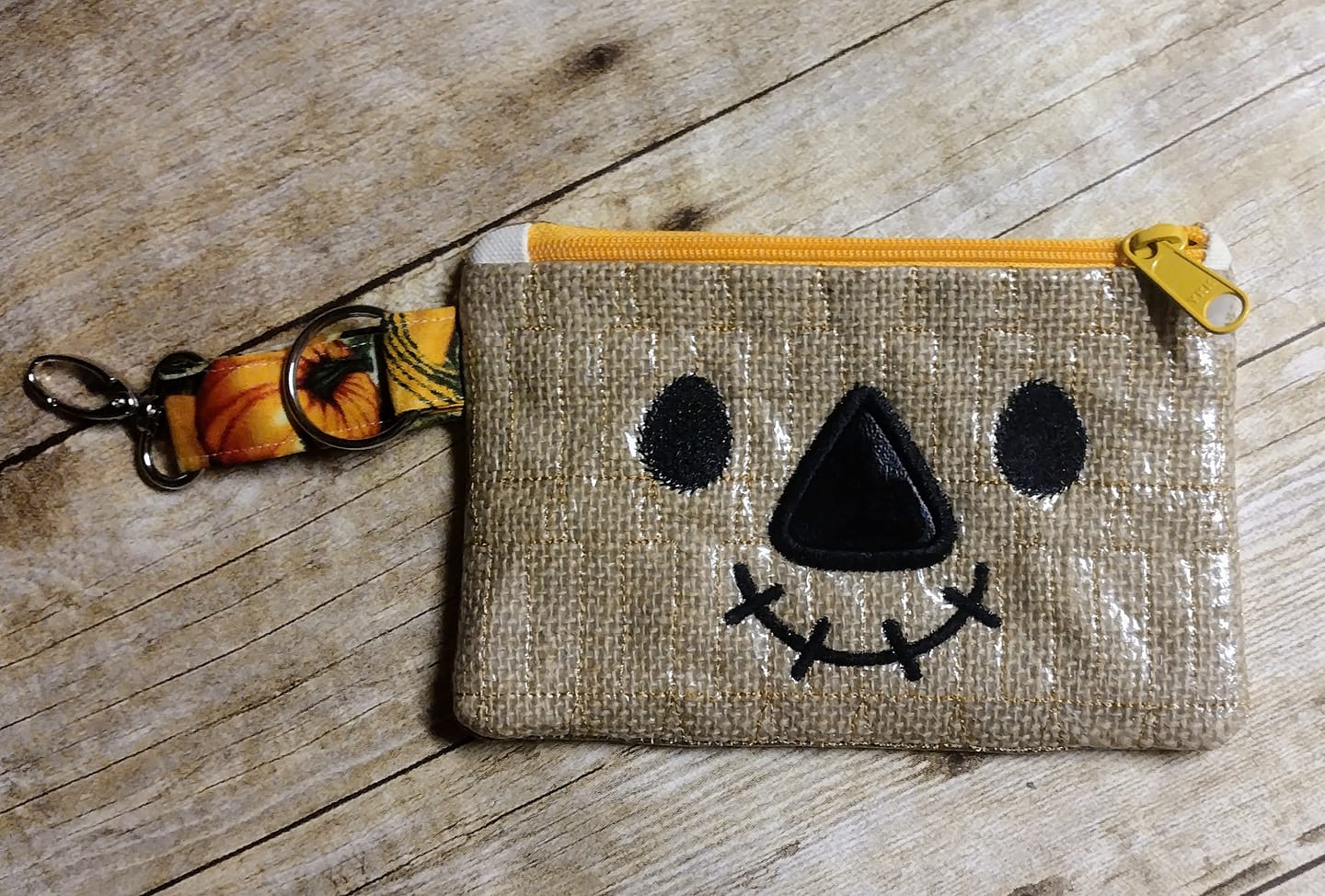 Scarecrow Thanksgiving ITH Zipper Bag