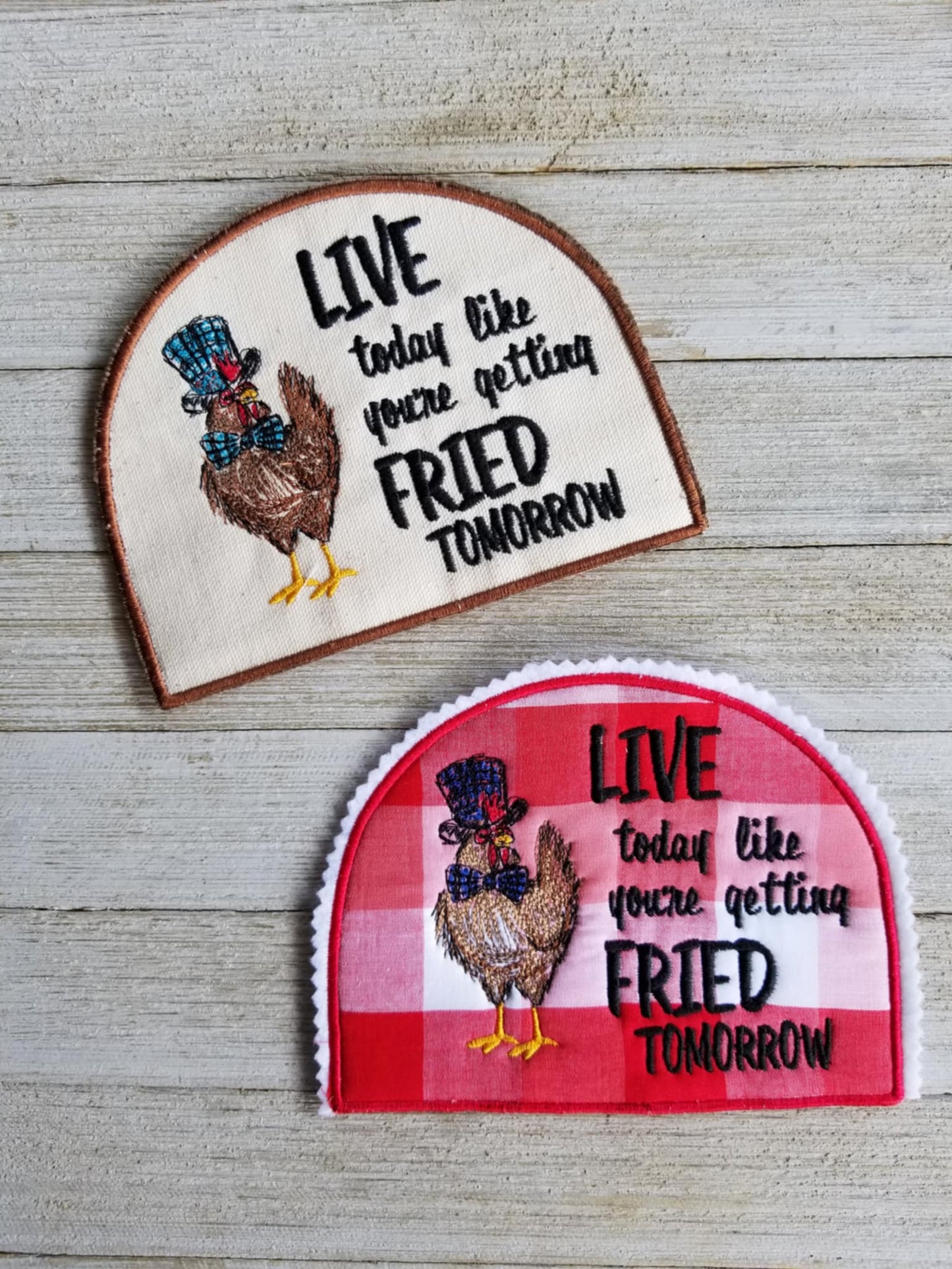 Chicken  Fried Tomorrow ITH Napkin Holder Cover