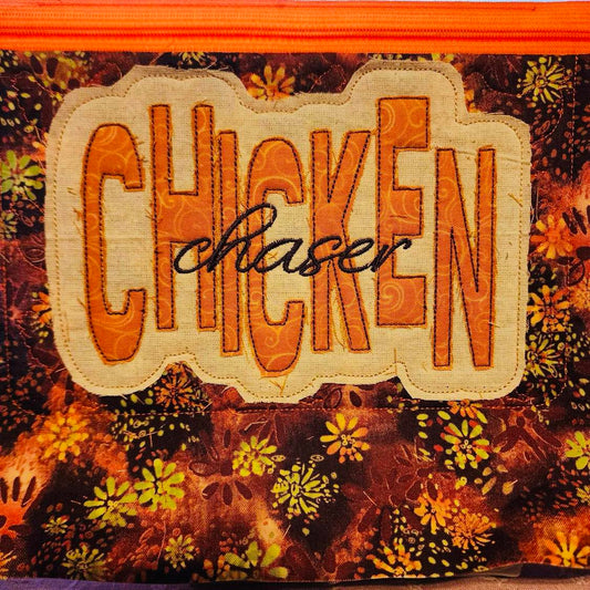 Chicken Chaser Applique 4 sizes