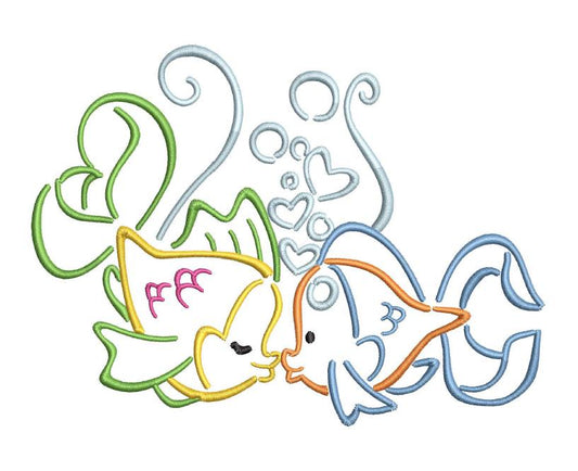 Fish in Love 4 Sizes