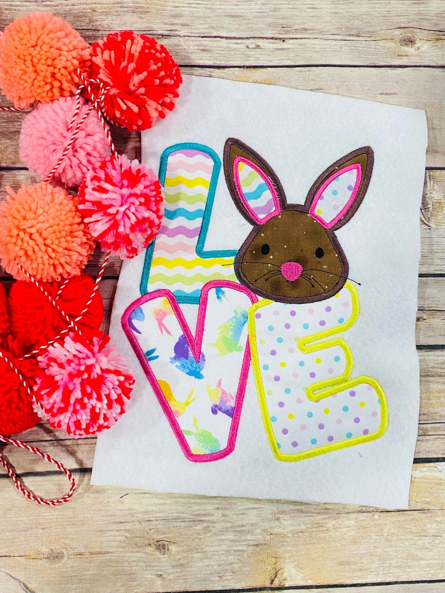 Love Easter bunny design
