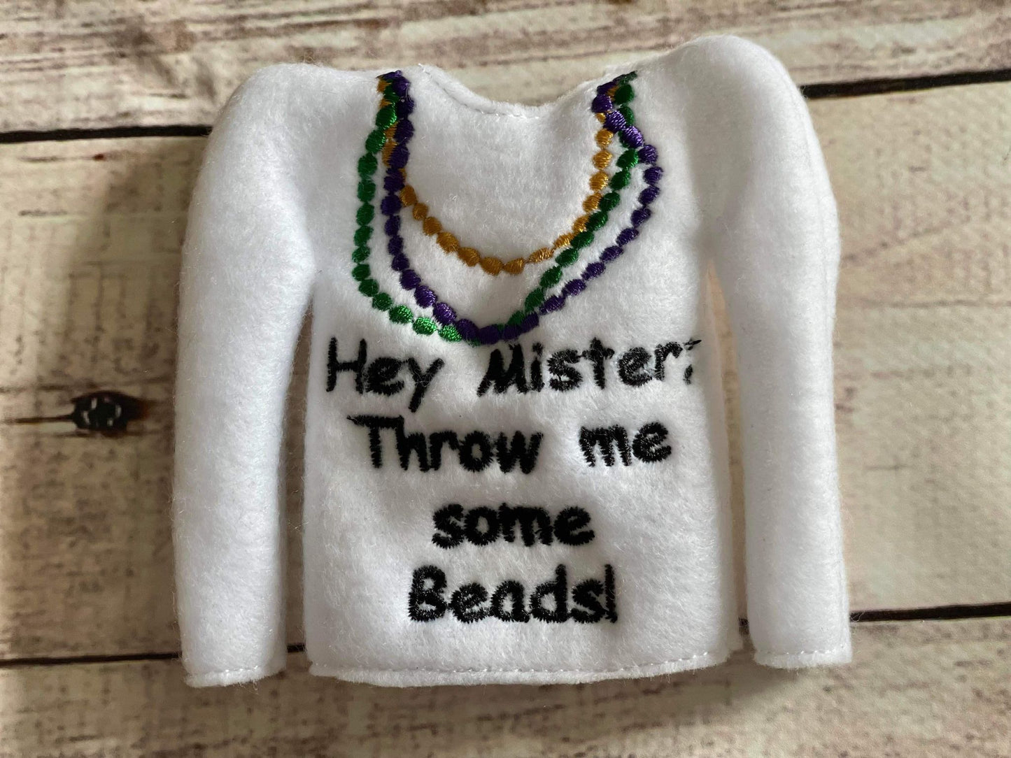 Elf Mardi Gras Girl Costume Set ITH