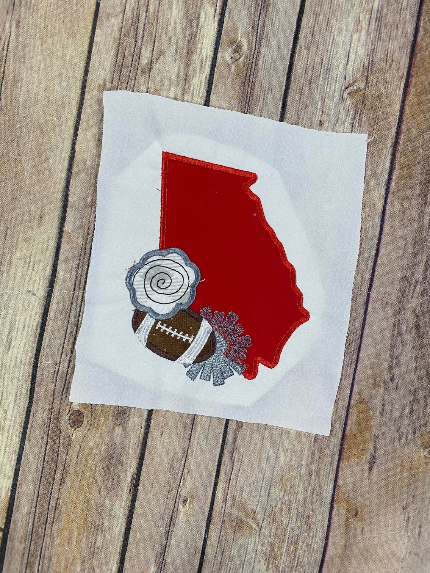 Georgia Football Applique
