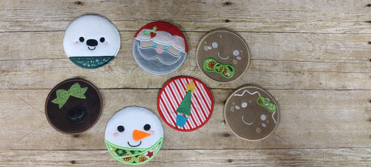 Christmas Coasters ITH Set
