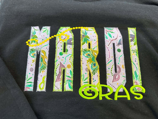 Mardi Gras Applique