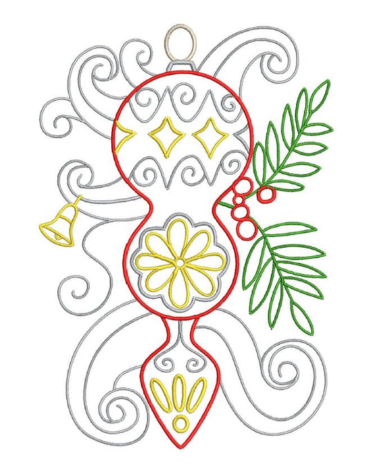 Christmas Ornament Satin 1