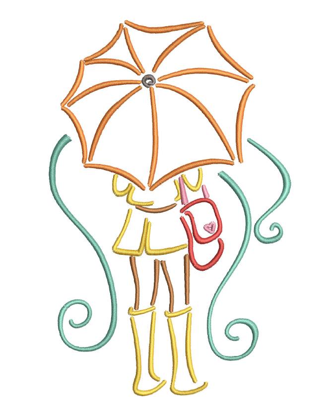 Girl with Umbrella 6