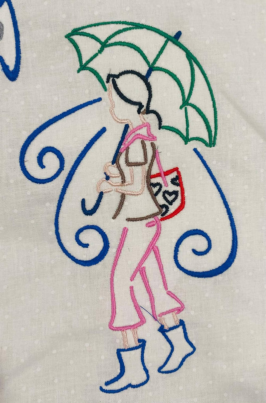 Girl with Umbrella 3