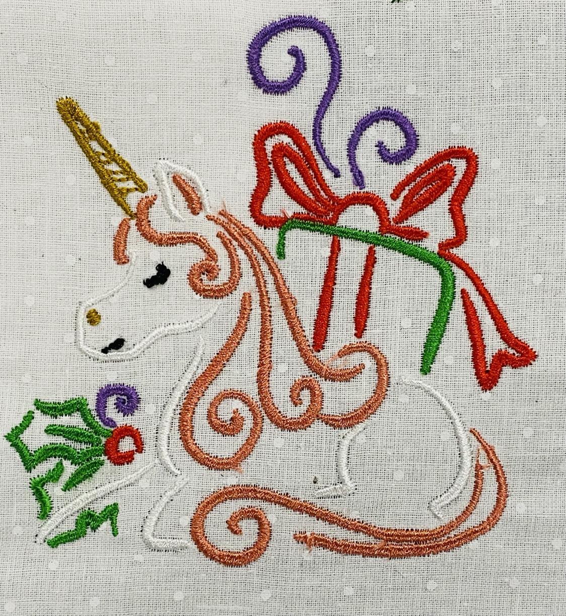 Unicorn at Christmas Bundle Set