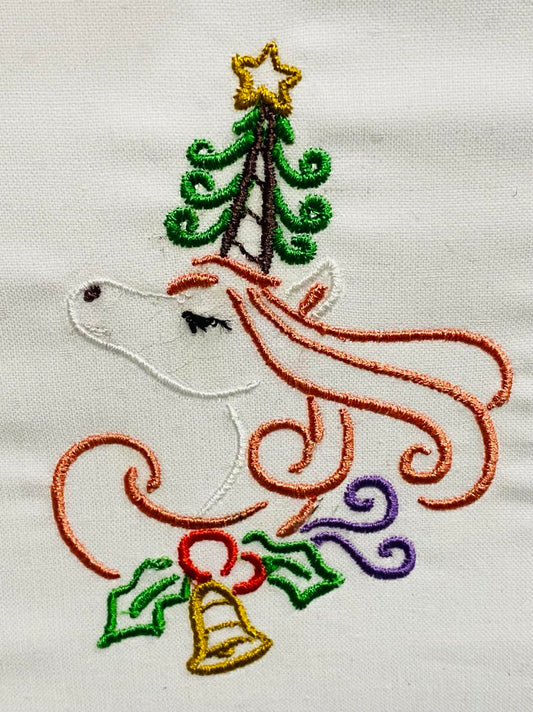 Unicorn at Christmas 1
