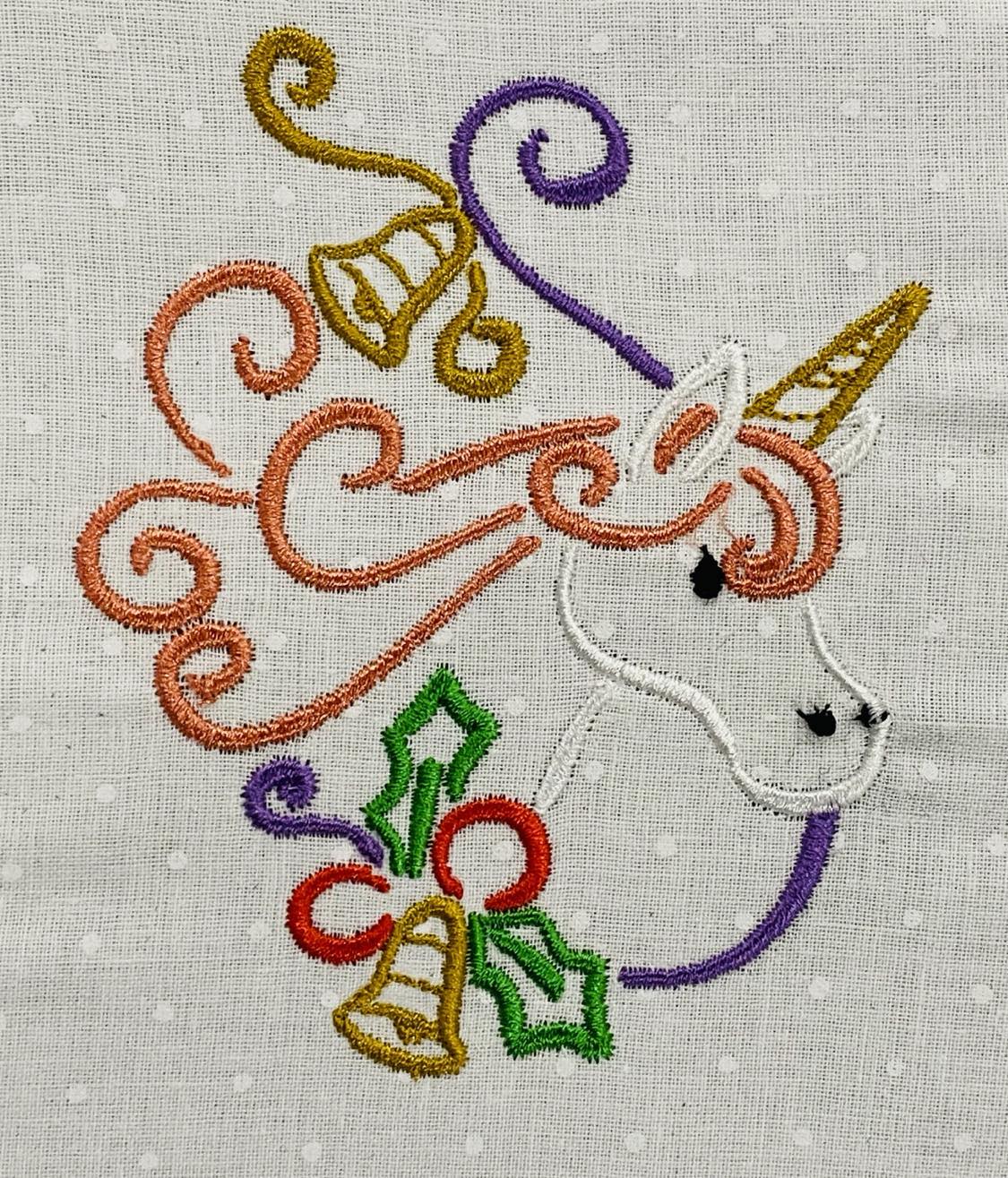 Unicorn at Christmas 5