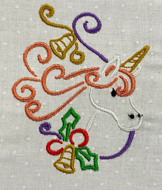 Unicorn at Christmas 5
