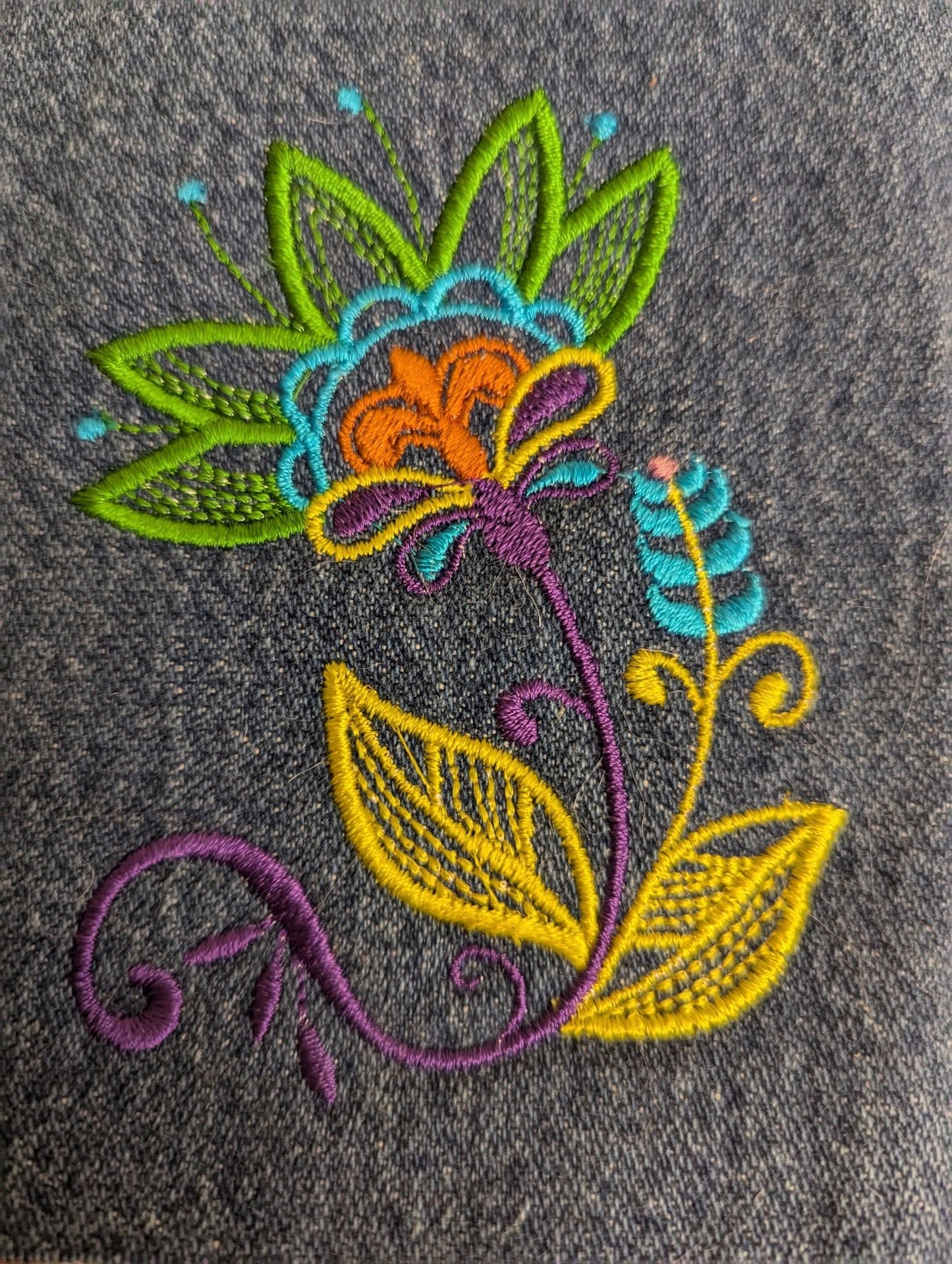 Jacobean Flower 1