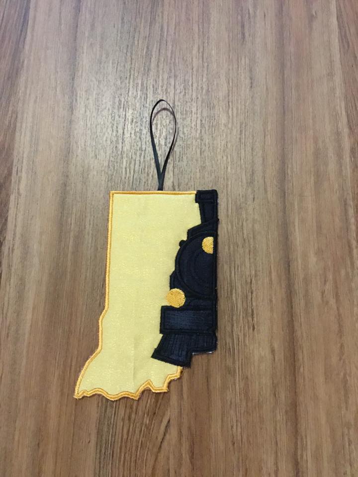 Indiana Mascot Mascot Applique