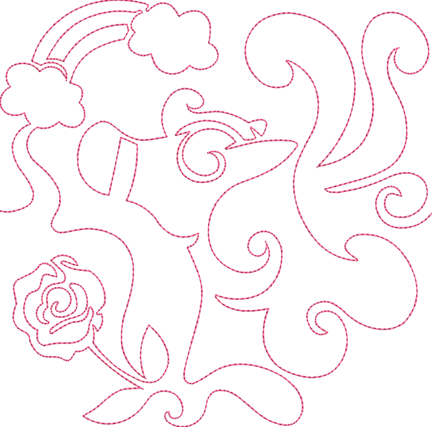 Princess Quilt Stipple 8