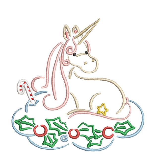 Unicorn at Christmas Bundle Set