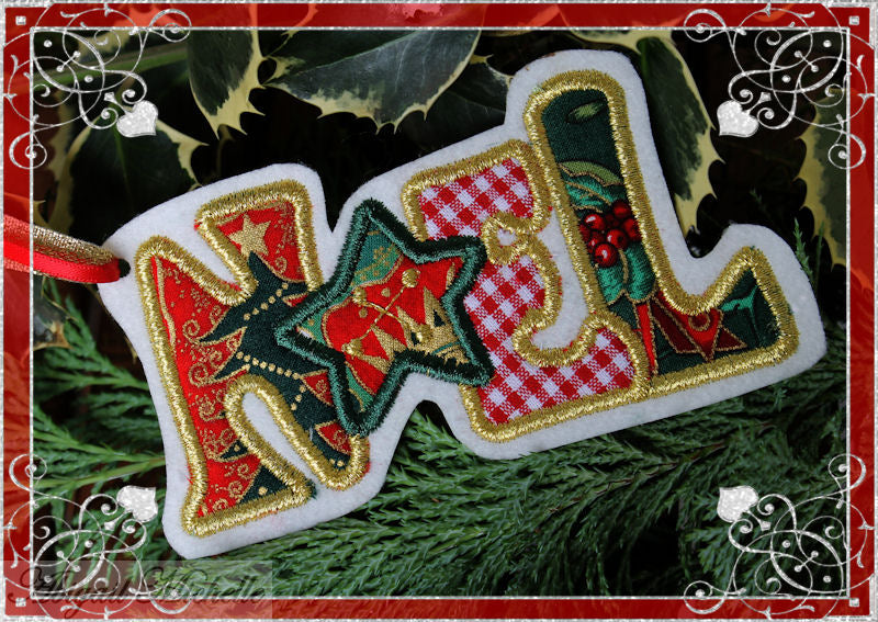 Noel Applique - 4 Sizes!