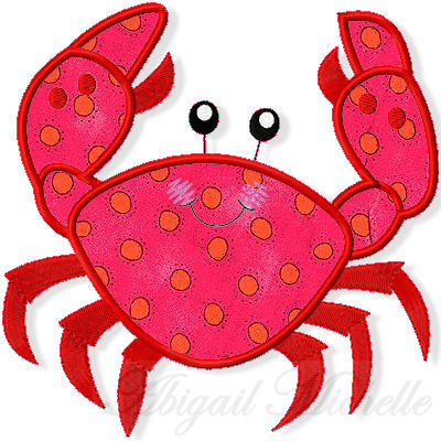 Clam Bake Applique Set 3 sizes