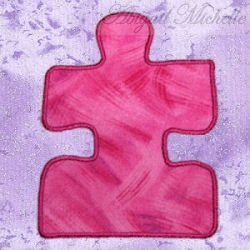 I'm Puzzled Puzzle Pieces Applique Set