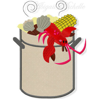Clam Bake Applique Set 3 sizes